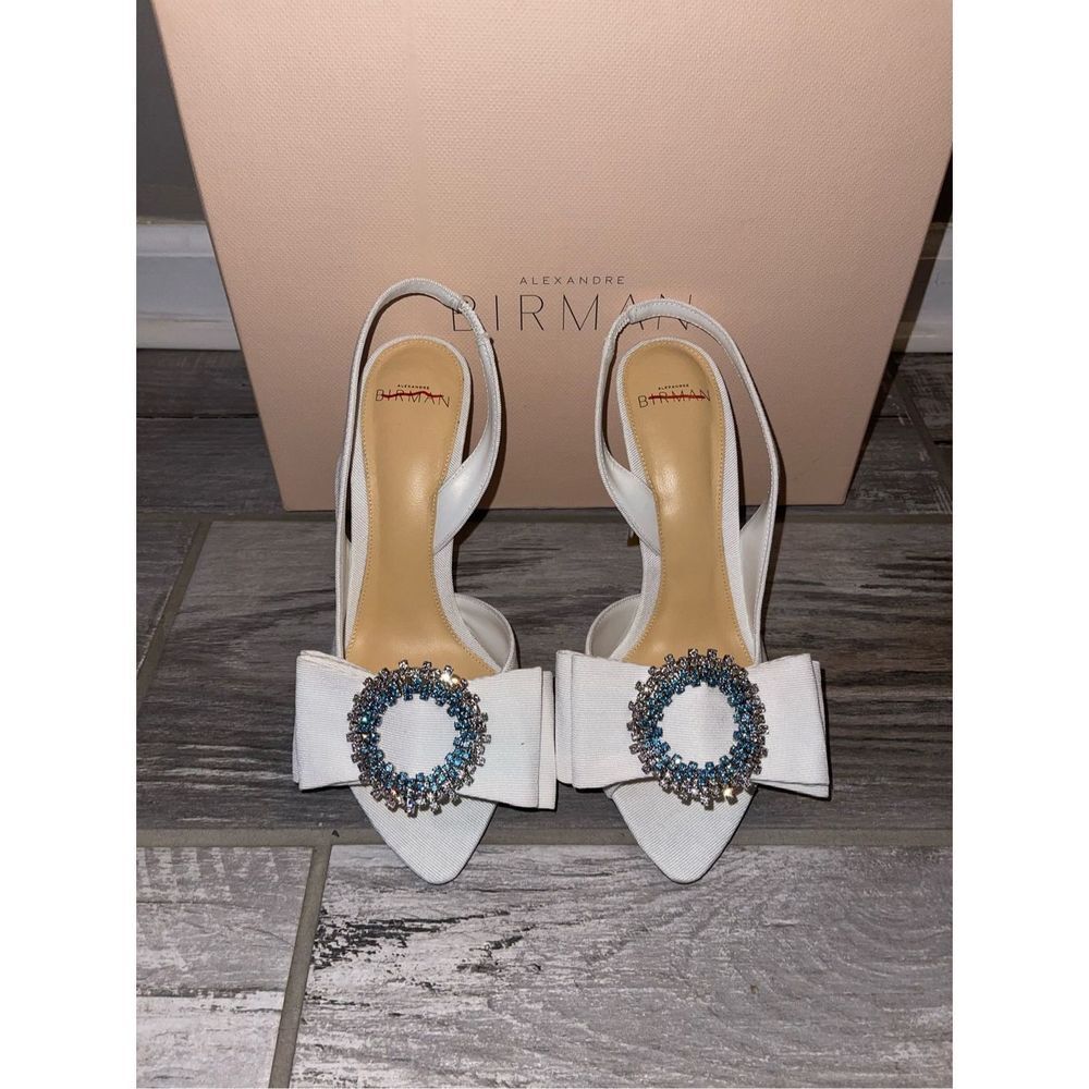Alexandre Birman Madeline Embellished Bridal Slingbacks - Picture 7 of 15